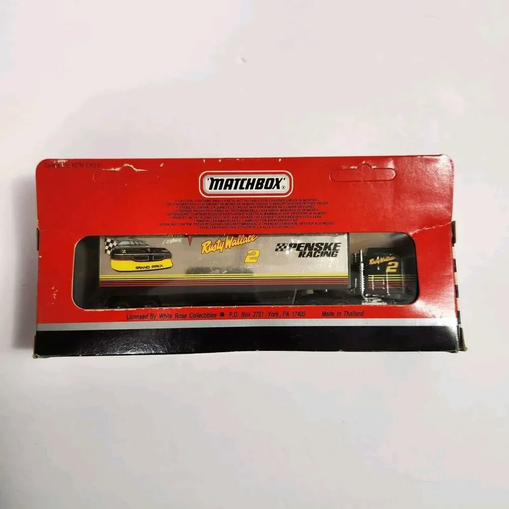 Rusty Wallace 1992 Matchbox Super Star Transporter Tractor Trailer